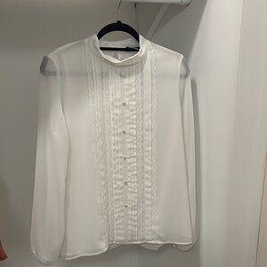 Karl Lagerfeld White and Black Blouse
